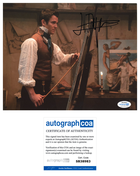 Luke Thompson Bridgerton Signed Autograph 8x10 Photo ACOA