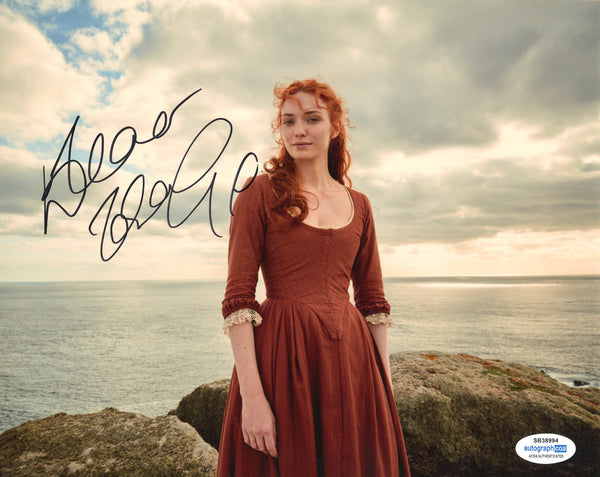 Eleanor Tomlinson Poldark Signed Autograph 8x10 Photo ACOA