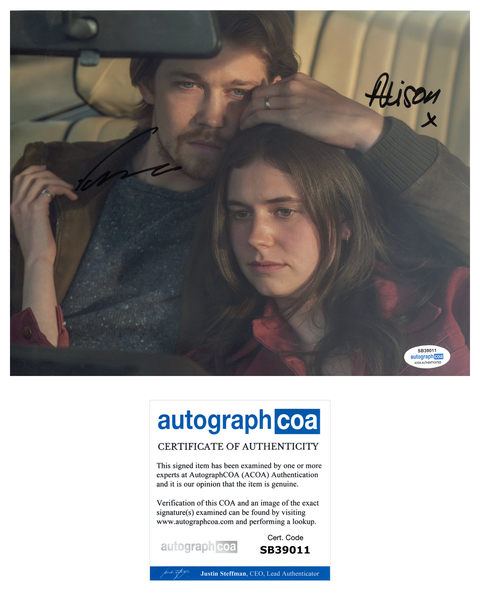 Alison Oliver Joe Alwyn Conversations with Friends Signed Autograph 8x10 Photo ACOA