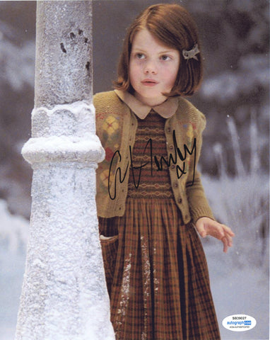 Georgie Henley Chronicles of Narnia Signed Autograph 8x10 Photo ACOA