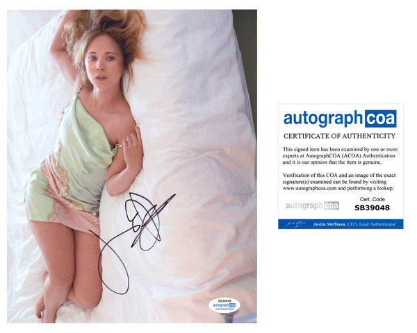 Juno Temple Sexy Ted Lasso Signed Autograph 8x10 Photo ACOA