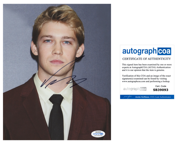 Joe Alwyn Signed Autograph 8x10 Photo ACOA