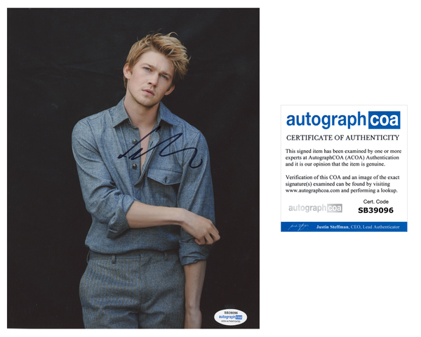 Joe Alwyn Signed Autograph 8x10 Photo ACOA