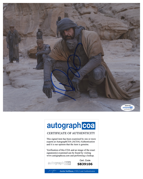 Javier Bardem Dune Signed Autograph 8x10 Photo ACOA