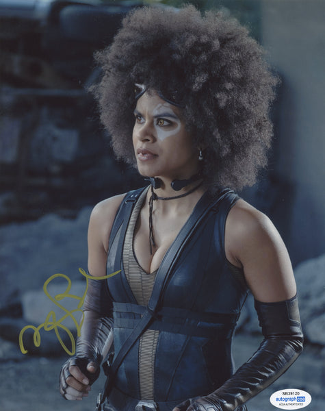 Zazie Beetz Deadpool Signed Autograph 8x10 Photo ACOA