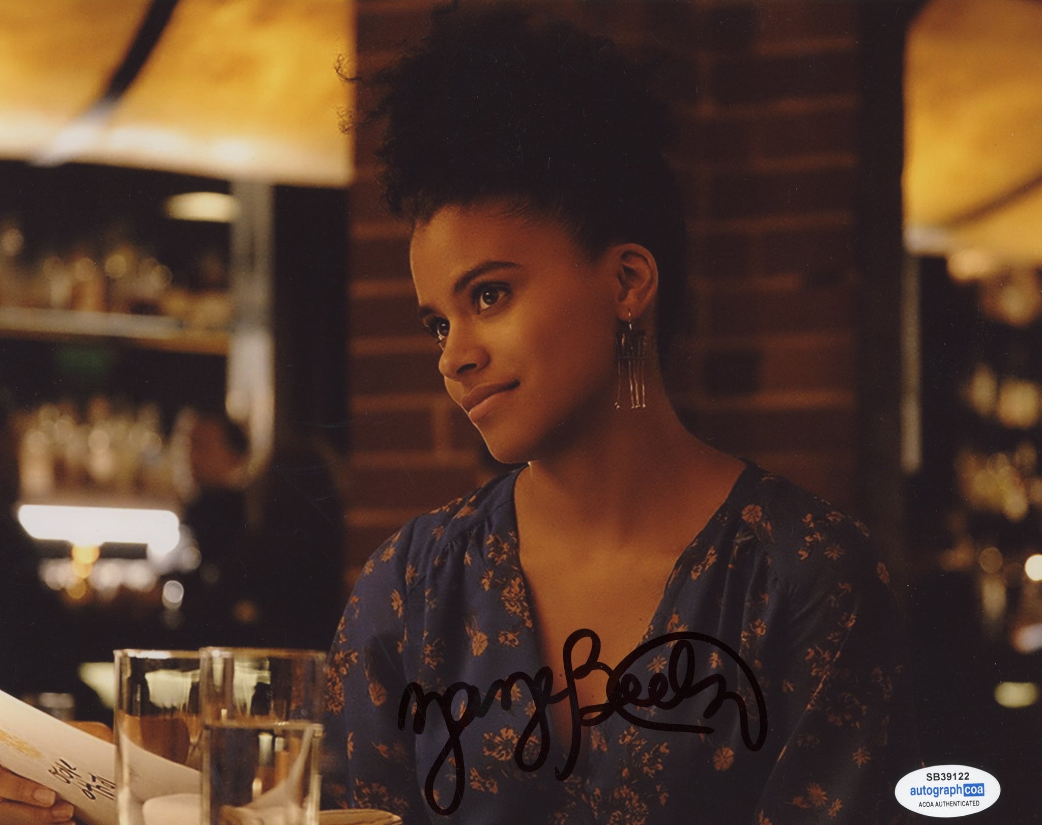 Zazie Beetz Atlanta Signed Autograph 8x10 Photo ACOA