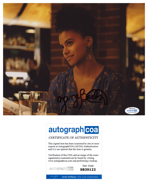 Zazie Beetz Atlanta Signed Autograph 8x10 Photo ACOA