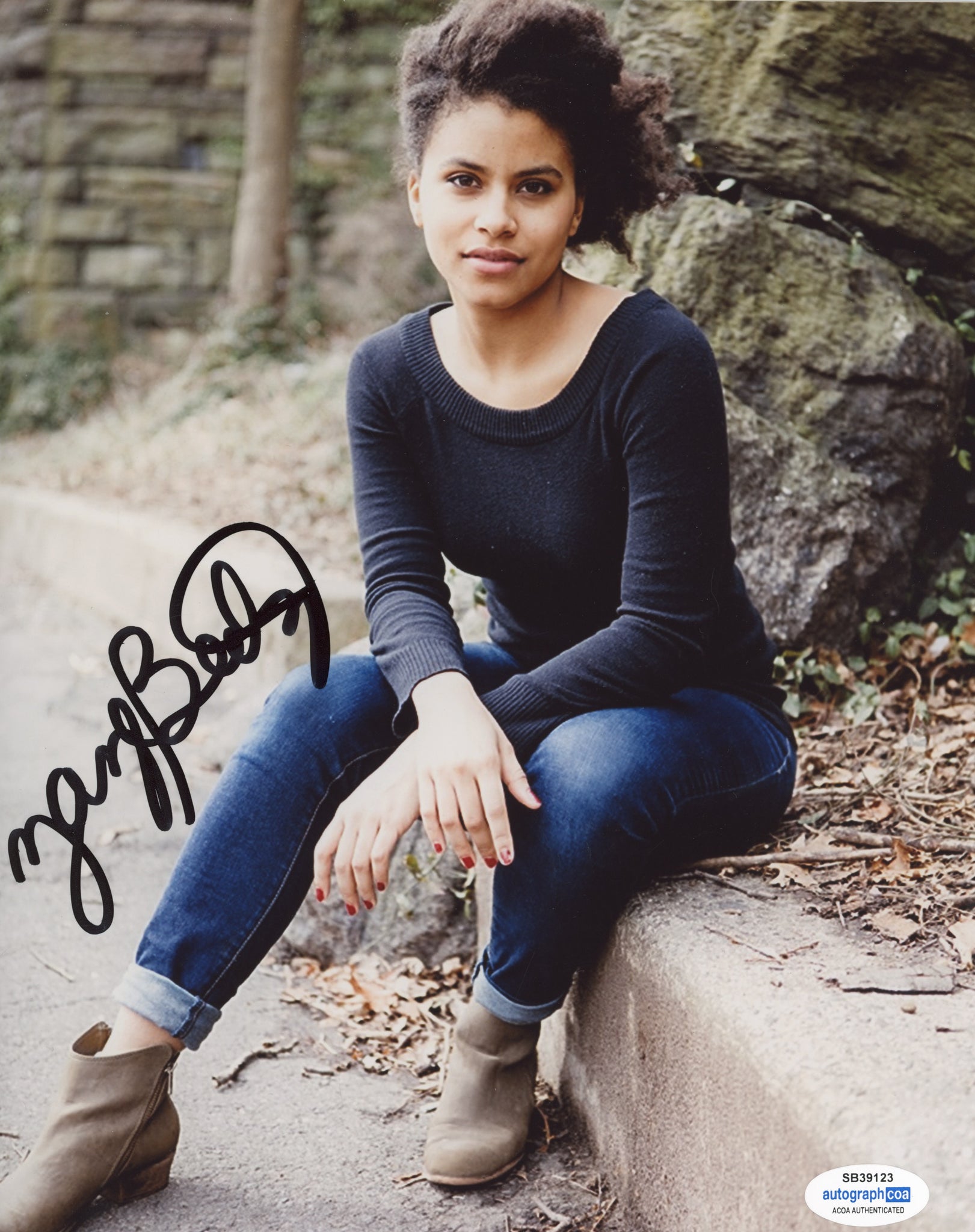 Zazie Beetz Atlanta Signed Autograph 8x10 Photo ACOA