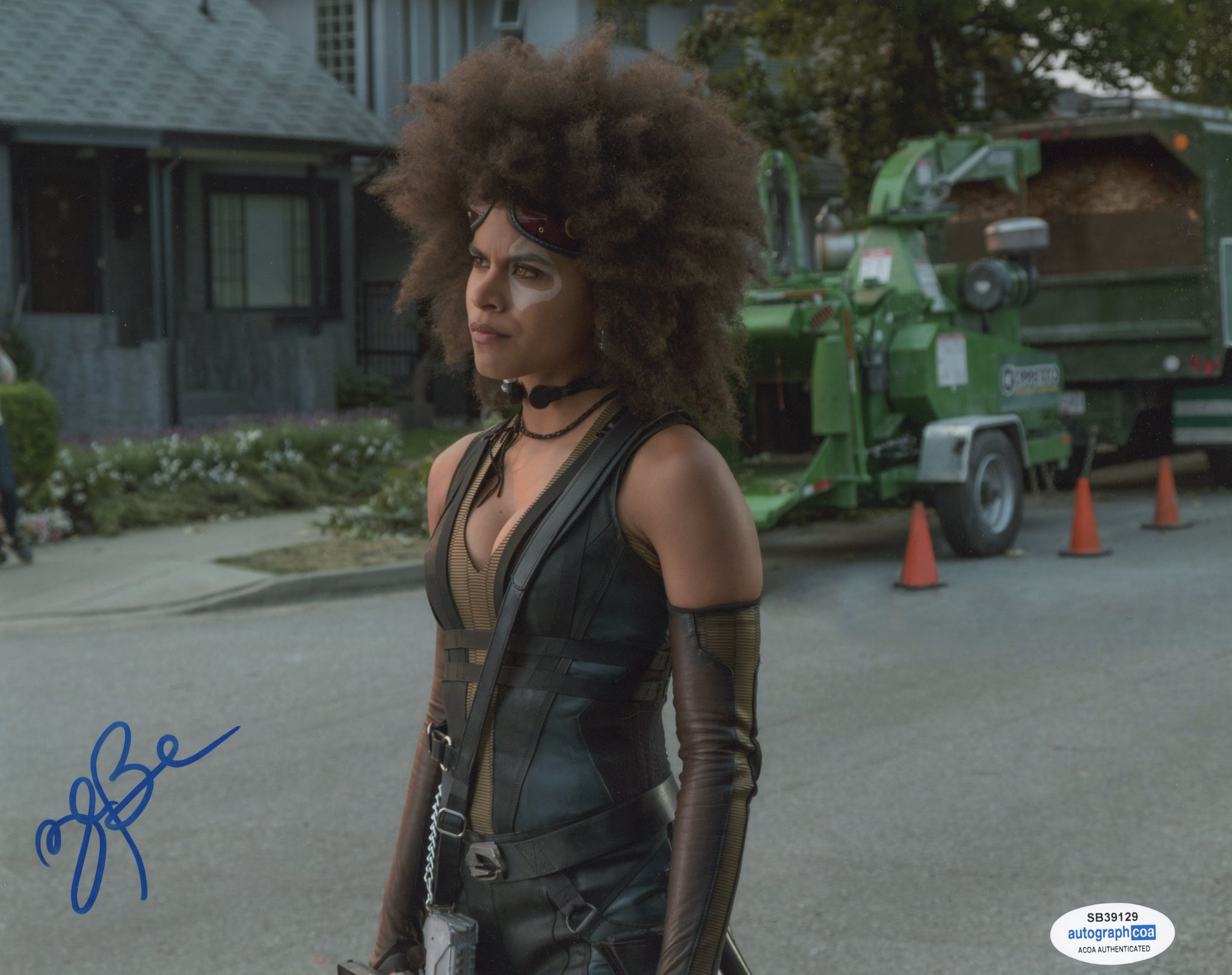 Zazie Beetz Deadpool Signed Autograph 8x10 Photo ACOA