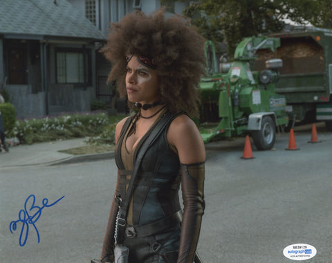 Zazie Beetz Deadpool Signed Autograph 8x10 Photo ACOA
