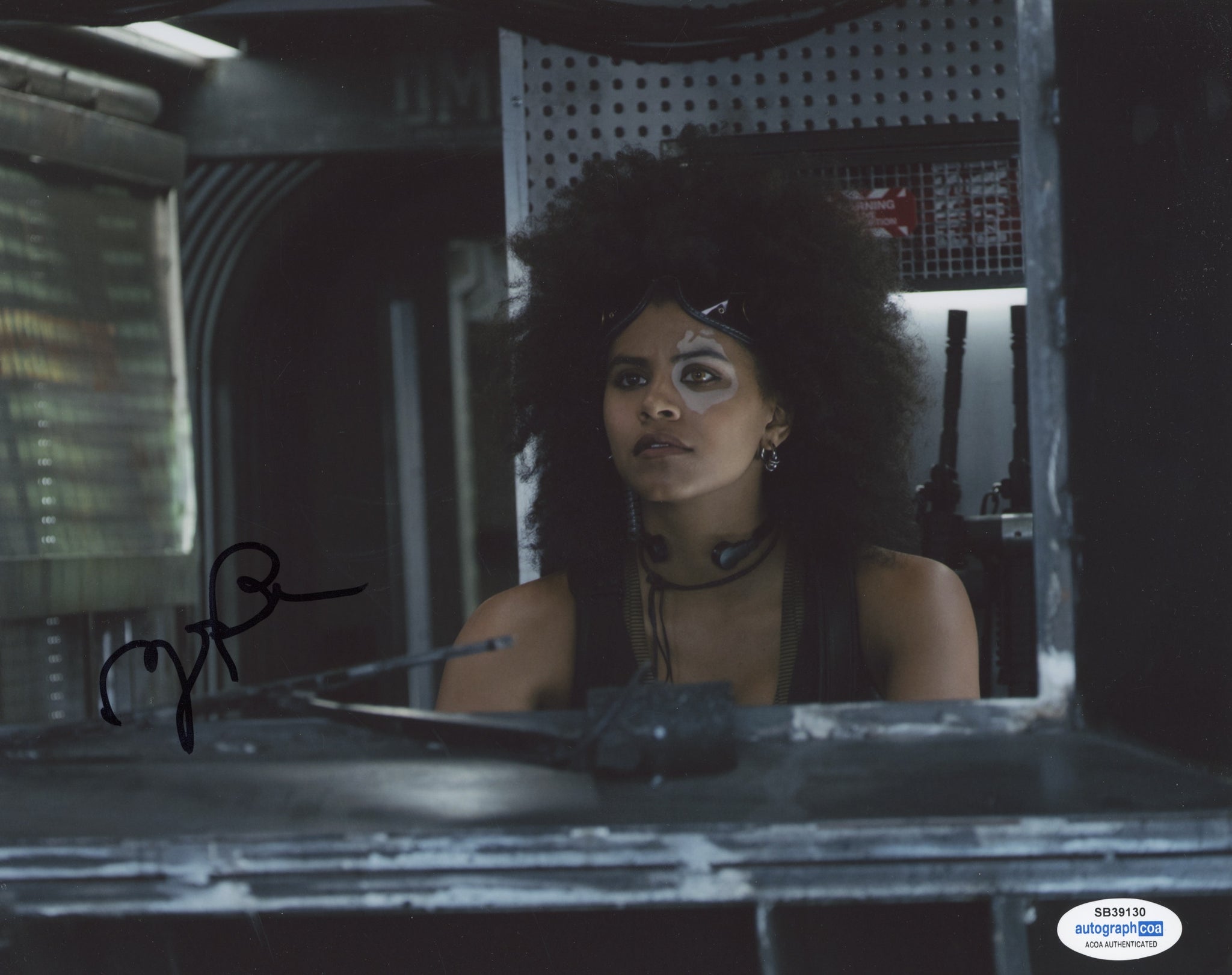 Zazie Beetz Deadpool Signed Autograph 8x10 Photo ACOA