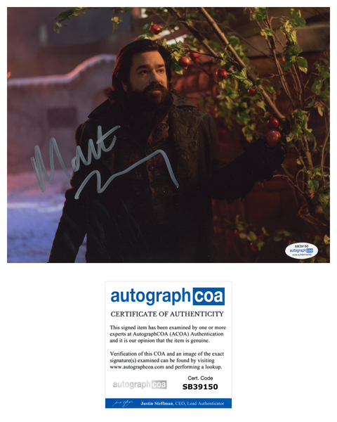 Matt Berry What we Do in Shadows Signed Autograph 8x10 Photo ACOA