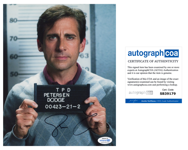 Steve Carell Seeking a Friend Signed Autograph 8x10 Photo ACOA