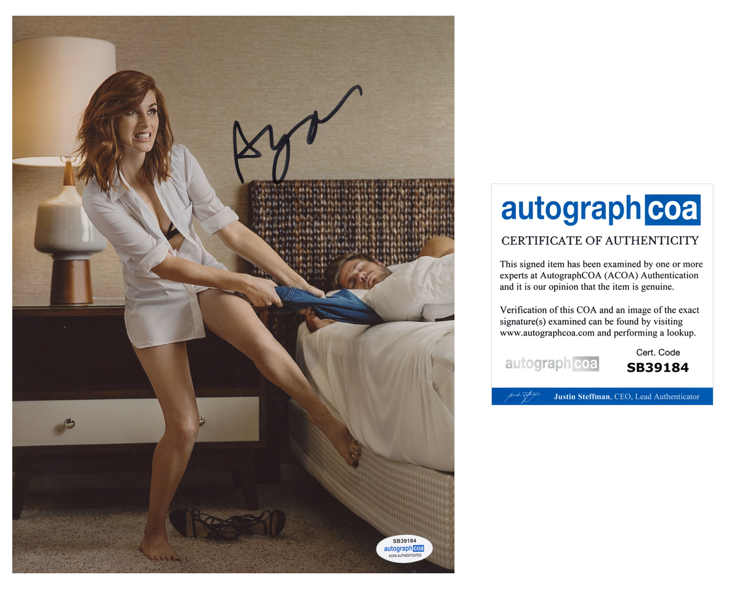 Aya Cash Sexy Signed Autograph 8x10 Photo ACOA | Outlaw Hobbies Authentic  Autographs