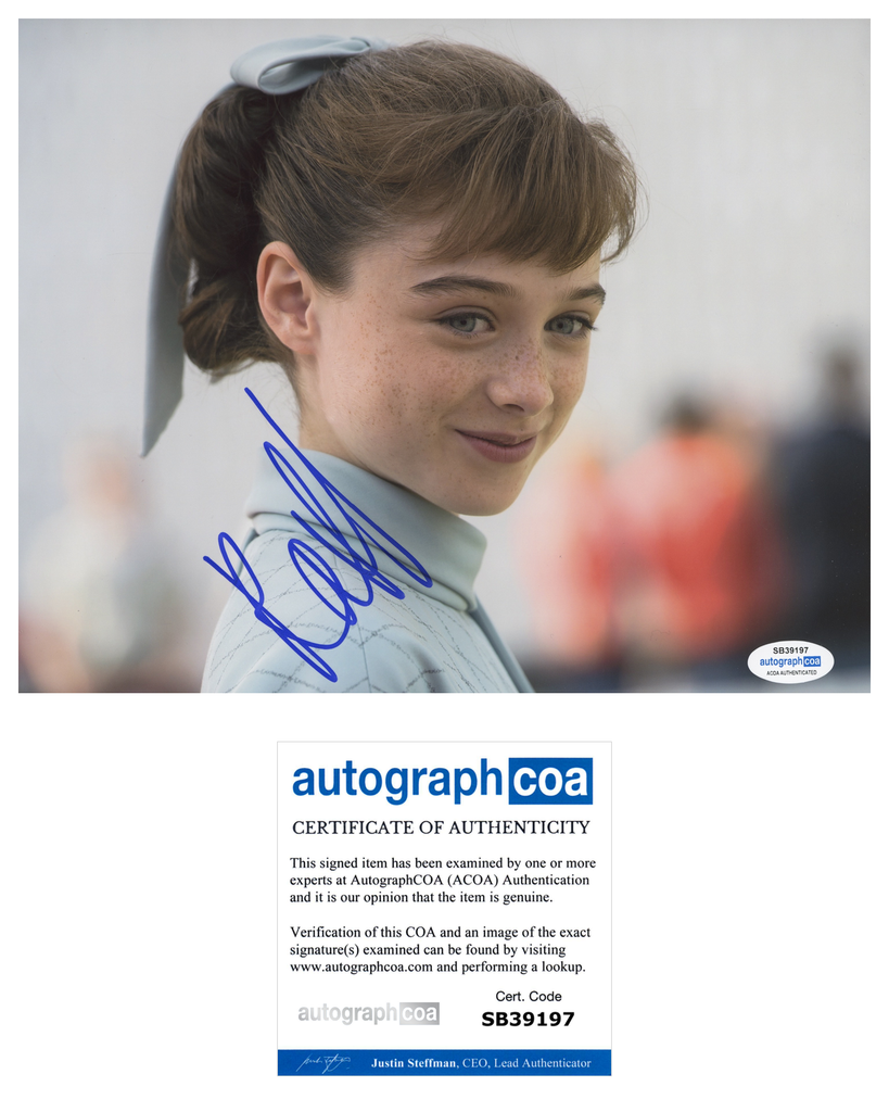 Signed Raffray Raffey Cassidy Tomorrowland Signed Autograph 8x10 Photo ACOA | Outlaw ...
