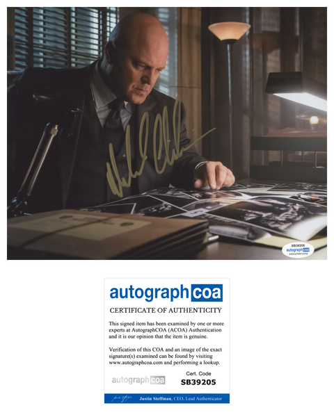 Michael Chiklis Gotham Signed Autograph 8x10 Photo ACOA