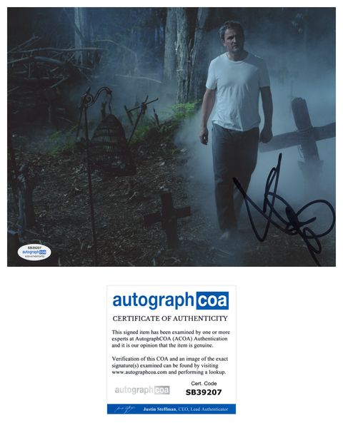 Jason Clarke Pet Cemetary Signed Autograph 8x10 Photo ACOA