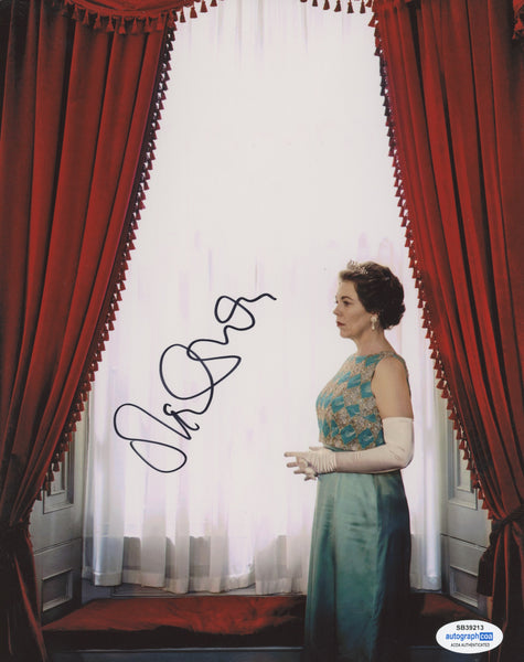 Olivia Colman The Crown Signed Autograph 8x10 Photo ACOA