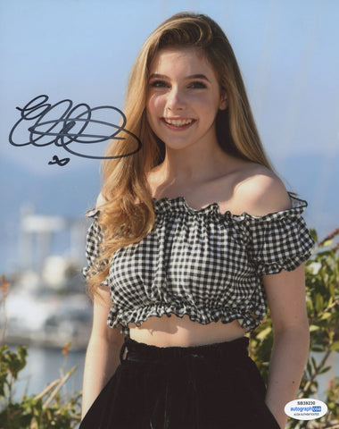 Eleanor Worthington Cox Action Point Signed Autograph 8x10 Photo ACOA