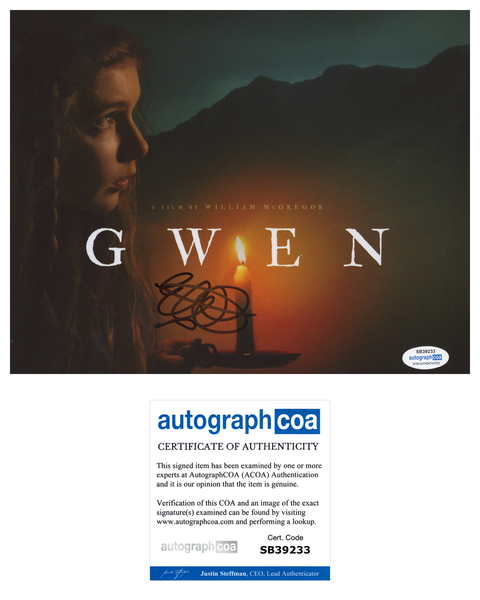 Eleanor Worthington Cox Gwen Signed Autograph 8x10 Photo ACOA