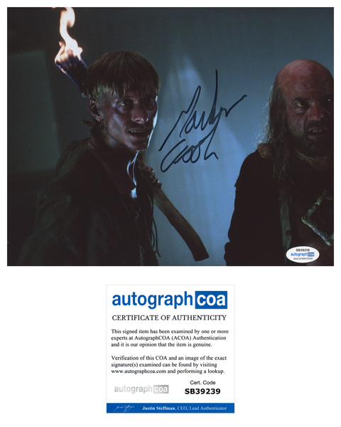 Mackenzie Crook Pirates of the Caribbean Signed Autograph 8x10 Photo ACOA