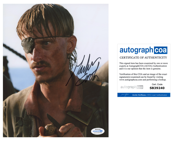 Mackenzie Crook Pirates of the Caribbean Signed Autograph 8x10 Photo ACOA