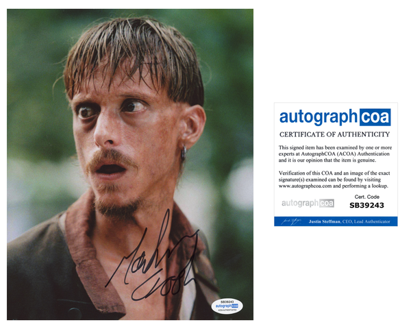 Mackenzie Crook Pirates of the Caribbean Signed Autograph 8x10 Photo ACOA