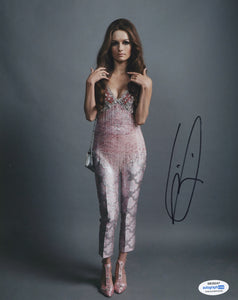 Olivia Dejonge Elvis Signed Autograph 8x10 Photo ACOA