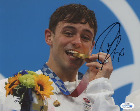 Tom Daley Olympic Diver Signed Autograph 8x10 Photo ACOA