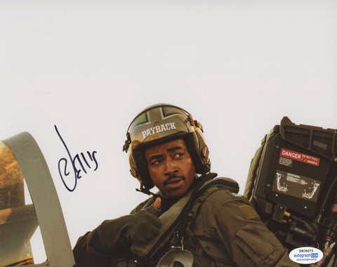 Jay Ellis Top Gun Maverick Payback Signed Autograph 8x10 Photo ACOA
