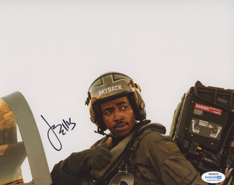 Jay Ellis Top Gun Maverick Payback Signed Autograph 8x10 Photo ACOA