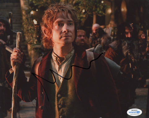 Martin Freeman The Hobbit Signed Autograph 8x10 Photo ACOA