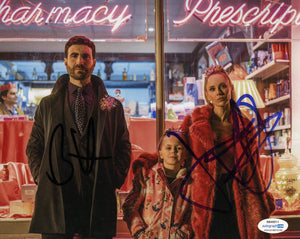 Brett Goldstein & Juno Temple Ted Lasso Signed Autograph 8x10 Photo ACOA