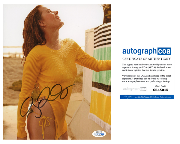 Amy Adams Sexy Signed Autograph 8x10 Photo ACOA