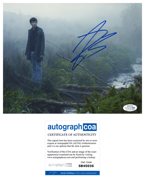 Asa Butterfield Miss Peregrine Signed Autograph 8x10 Photo ACOA