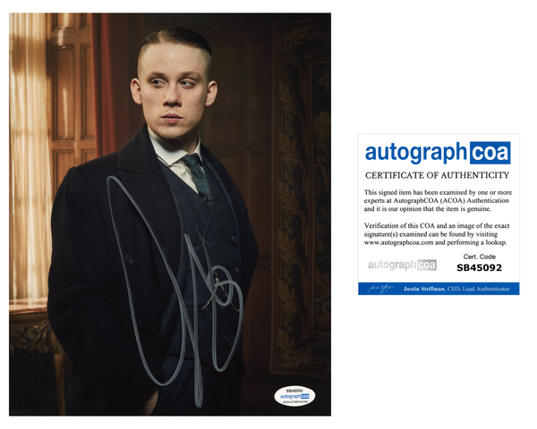 Joe Cole Peaky Blinders Signed Autograph 8x10 Photo ACOA