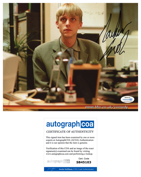 Mackenzie Crook The Office Signed Autograph 8x10 Photo ACOA