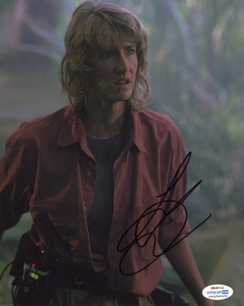 Laura Dern Jurassic Park Signed Autograph 8x10 Photo ACOA | Outlaw ...