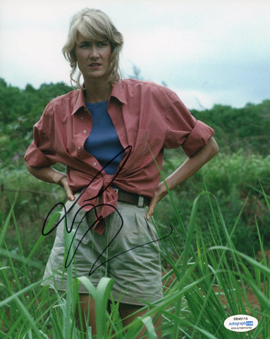 Laura Dern Jurassic Park Signed Autograph 8x10 Photo ACOA