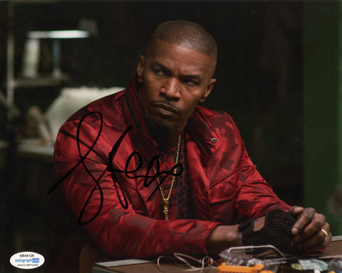 Jamie Foxx Baby Driver Signed Autograph 8x10 Photo ACOA