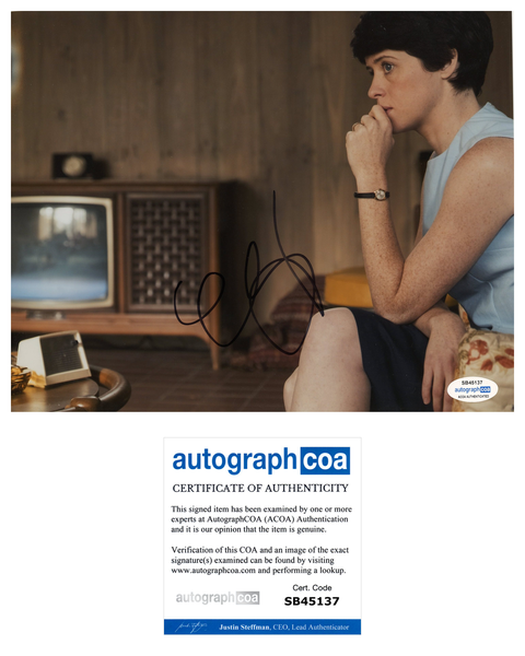 Claire Foy First Man Signed Autograph 8x10 Photo ACOA