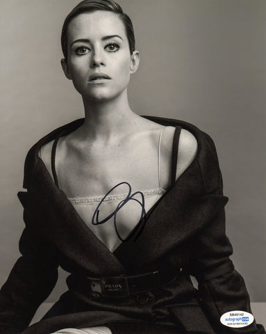Claire Foy The Crown Signed Autograph 8x10 Photo ACOA