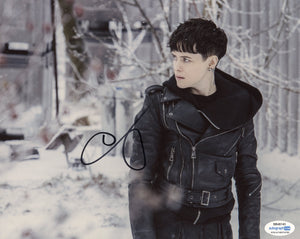 Claire Foy Dragon Tattoo Signed Autograph 8x10 Photo ACOA