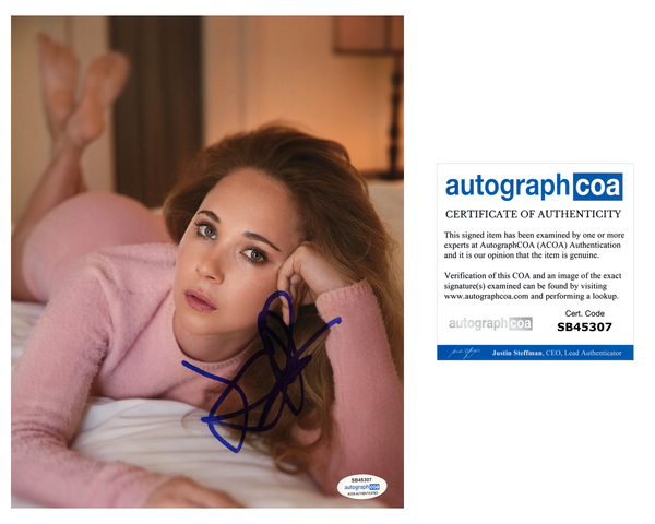 Juno Temple Ted Lasso Signed Autograph 8x10 Photo ACOA