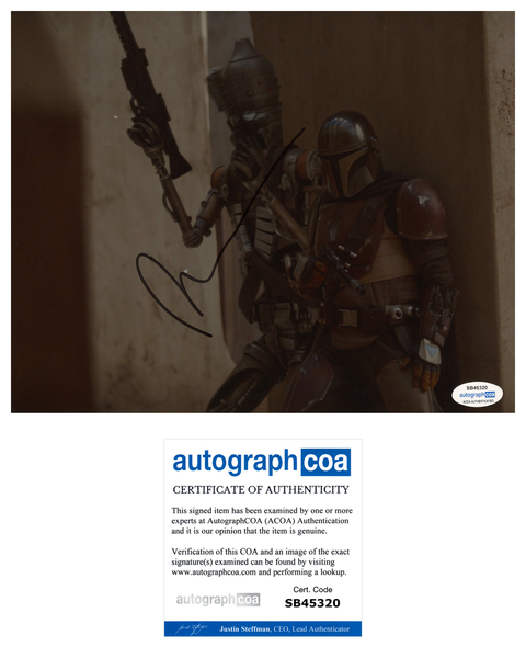 Taiki Waititi Mandalorian Signed Autograph 8x10 Photo ACOA