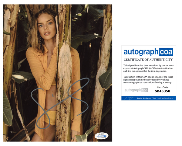 Samara Weaving Ready or Not Signed Autograph 8x10 Photo ACOA