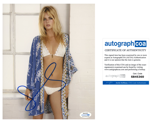 Samara Weaving Ready or Not Signed Autograph 8x10 Photo ACOA