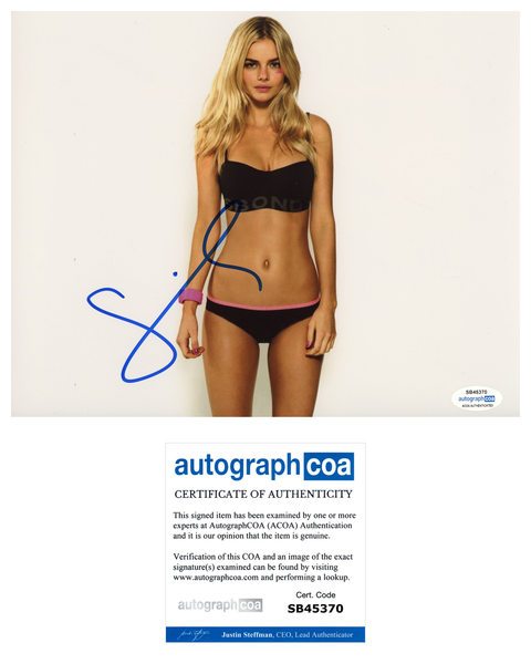 Samara Weaving Ready or Not Signed Autograph 8x10 Photo ACOA