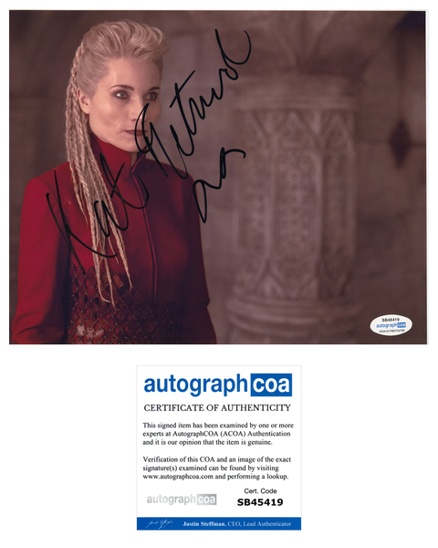Kate Fleetwood Wheel of Time Signed Autograph 8x10 Photo ACOA