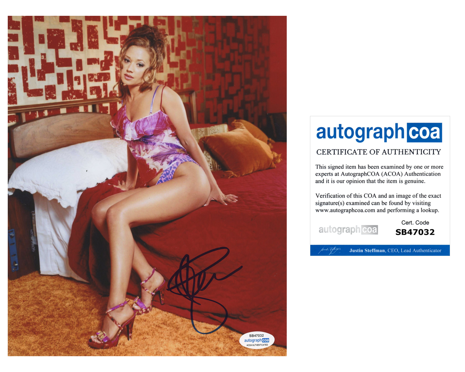 Leah Remini Sexy Signed Autograph 8x10 Photo ACOA | Outlaw Hobbies  Authentic Autographs